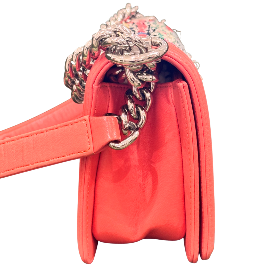 Chanel LeBoy Poppy & Tweed Small Bag