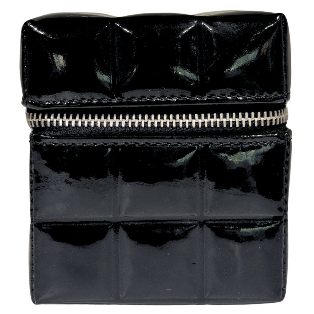Chanel Black Patent Leather Rubik's Cube Wristlet (2002)