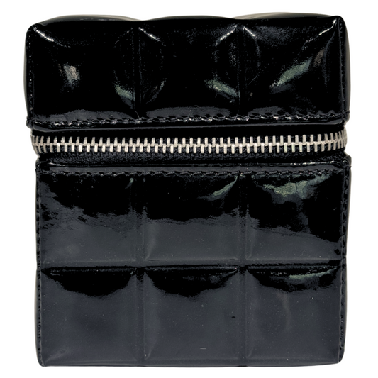 Chanel Black Patent Leather Rubik's Cube Wristlet (2002)