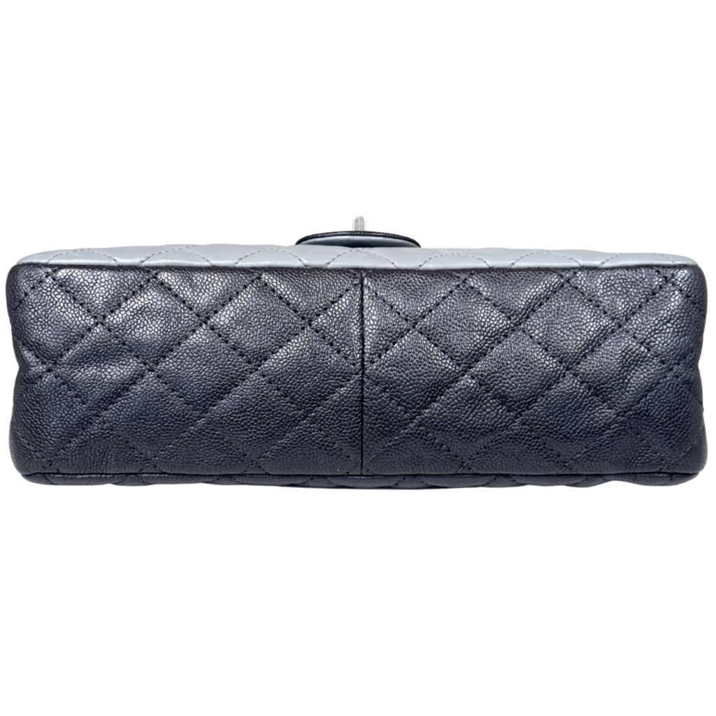 Chanel Black & Gray Reissue Double Flap Bag