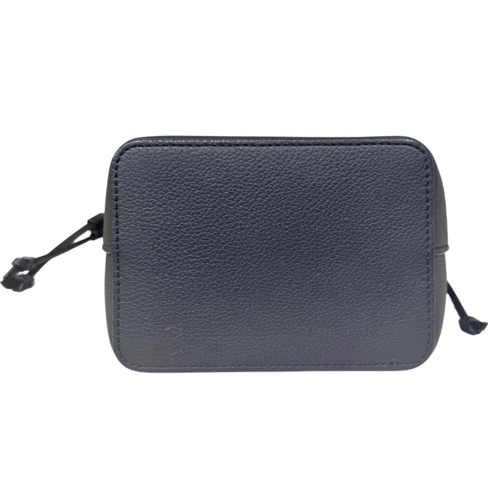 Louis Vuitton Black Nano Lockme Crossbody Bucket Bag