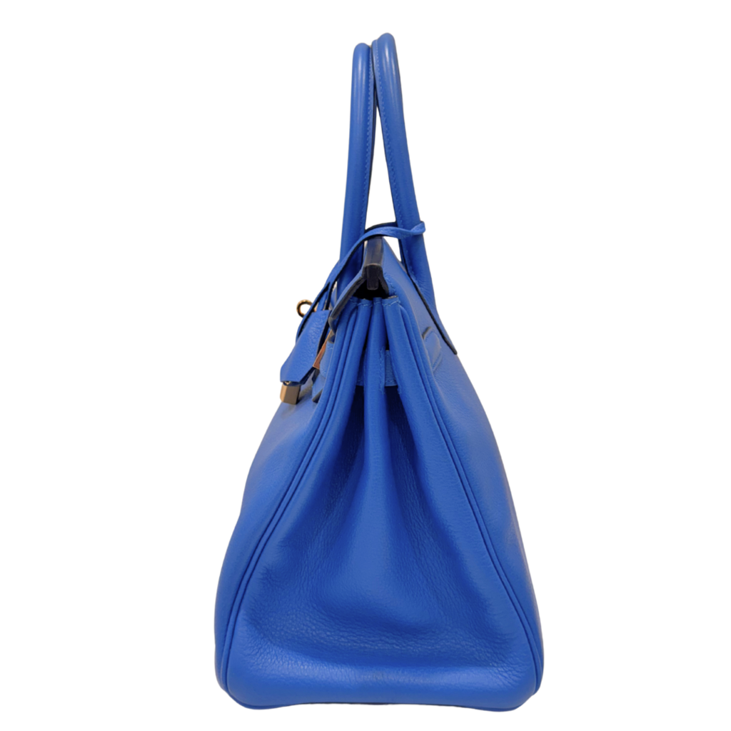 Hermès Birkin Deep Blue TN Leather 30CM Gold HW (2019)