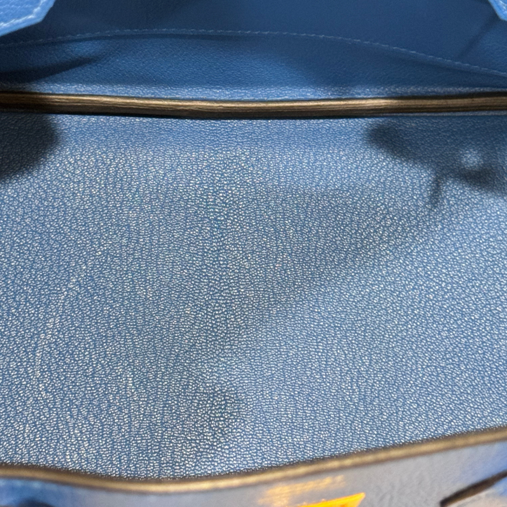 Hermès Birkin Deep Blue TN Leather 30CM Gold HW (2019)