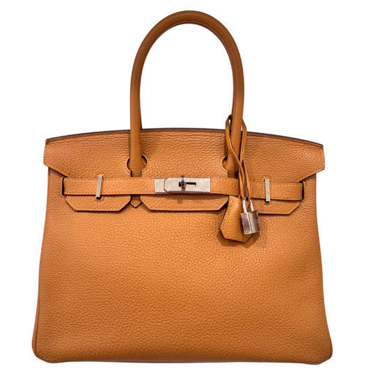Hermès Birkin Caramel Togo 30CM Palladium HW (2015) (FULL SET)