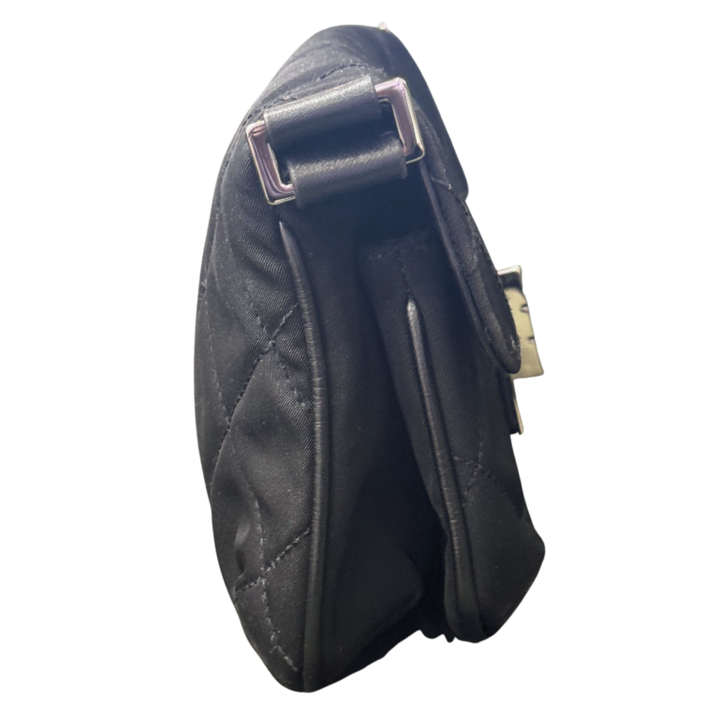 Chanel Black Nylon Reissue Flap Bag