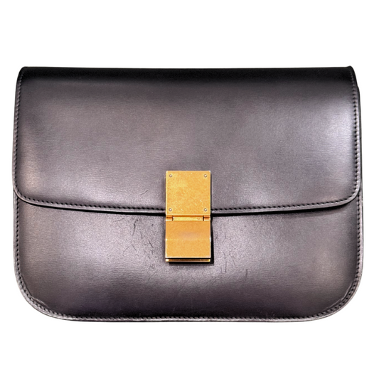Celine Black Classic Box 24CM Bag