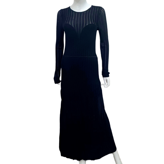 Maria McManus Black Viscose Dress, M (NWT)