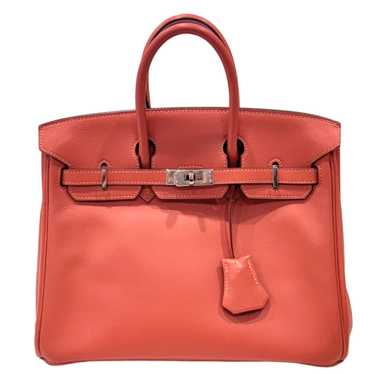Hermès Birkin Rose Swift 25CM Palladium HW (2008)