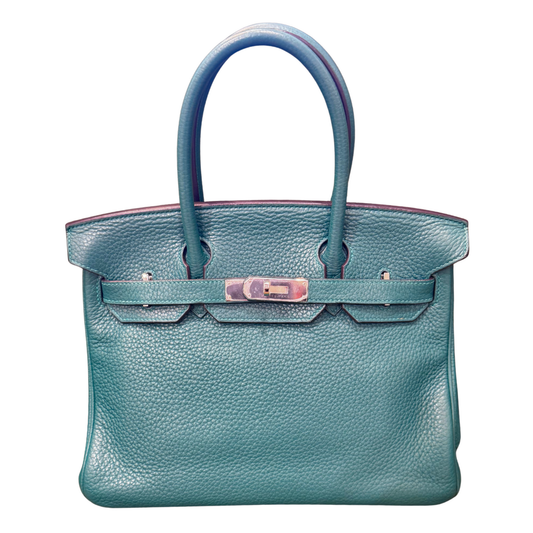 Hermès Birkin Malachite 30CM Palladium HW