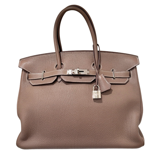 Hermès Birkin Etoupe Togo 35CM Palladium HW (2011)