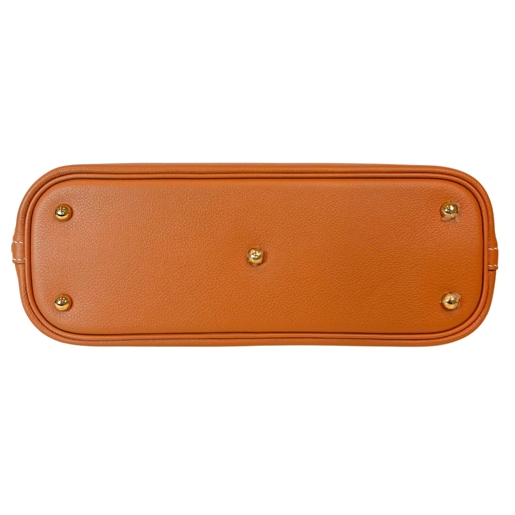 Hermès Bolide Gold Chevre 25CM Gold HW