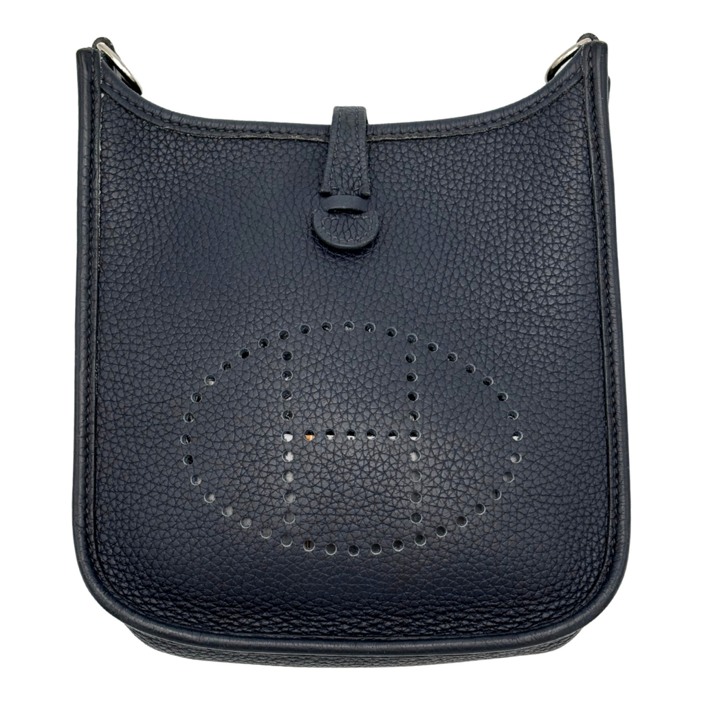 Hermès Evelyne Navy Clemence TPM Palladium HW (2022)