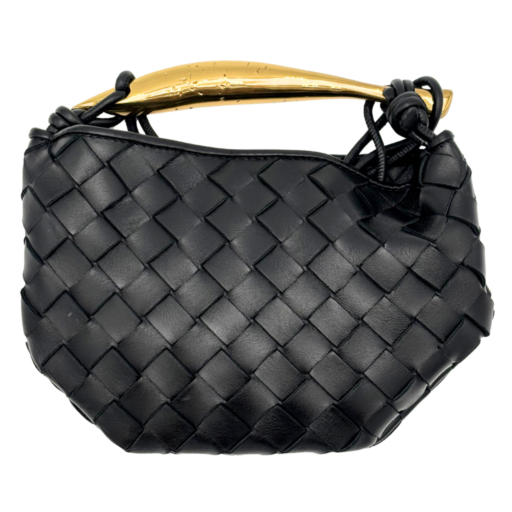 Bottega Veneta Black Sardine Mini