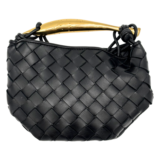 Bottega Veneta Black Sardine Mini