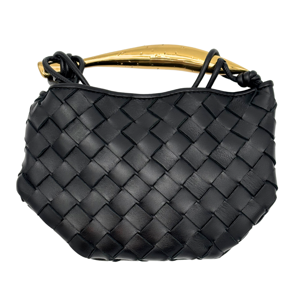 Bottega Veneta Black Sardine Mini