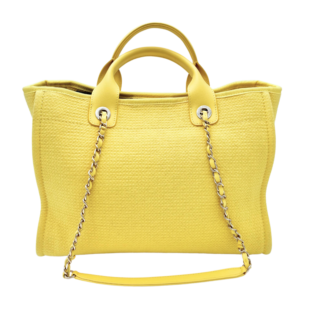 Chanel Yellow Deauville Tote