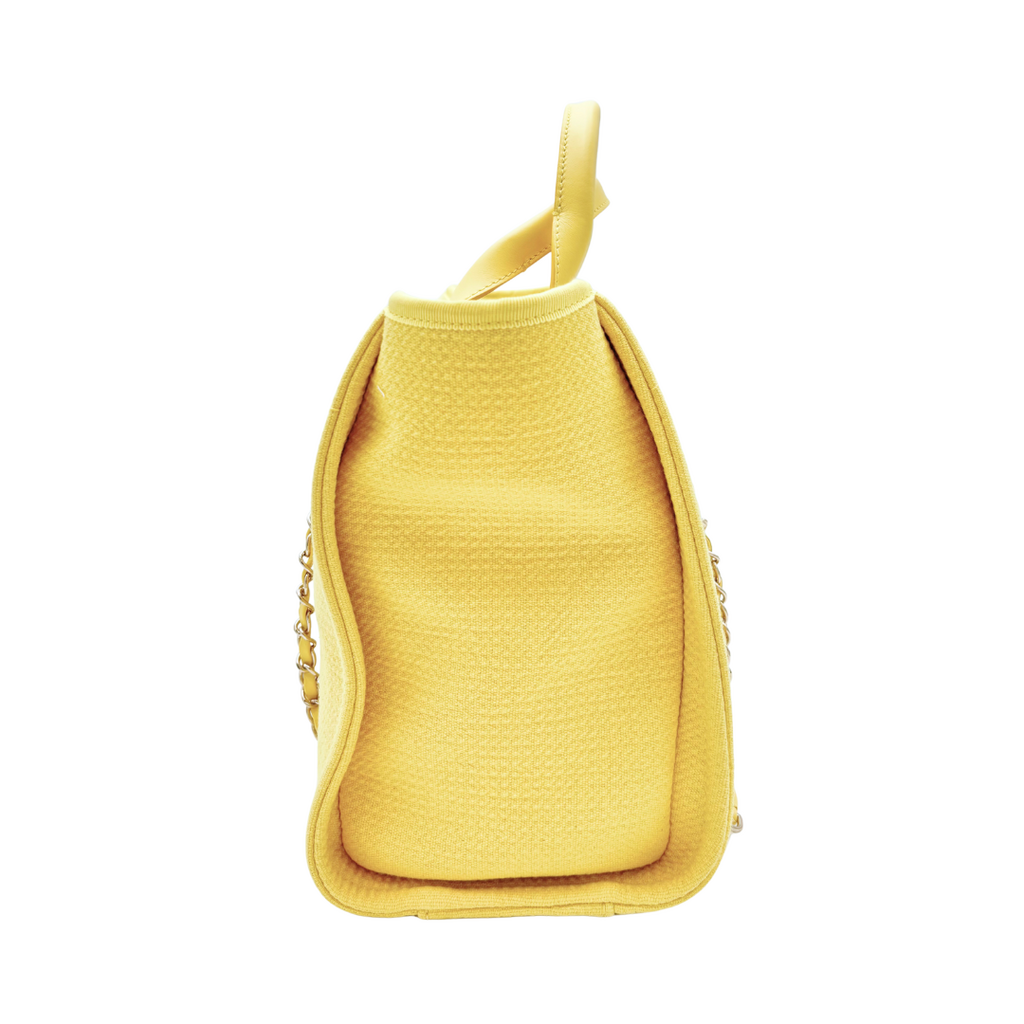 Chanel Yellow Deauville Tote