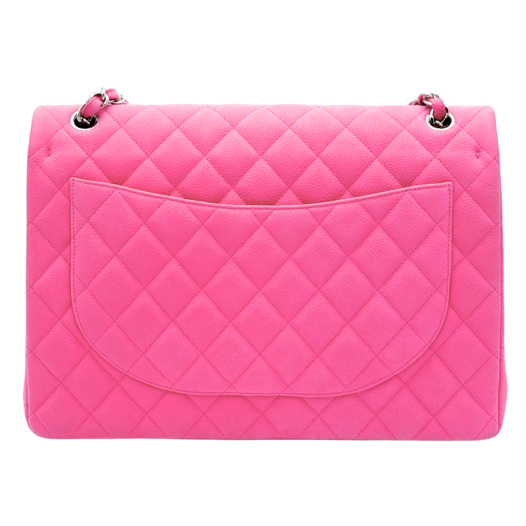 Chanel Pink Maxi Lambskin Double Bag (2013-2014)