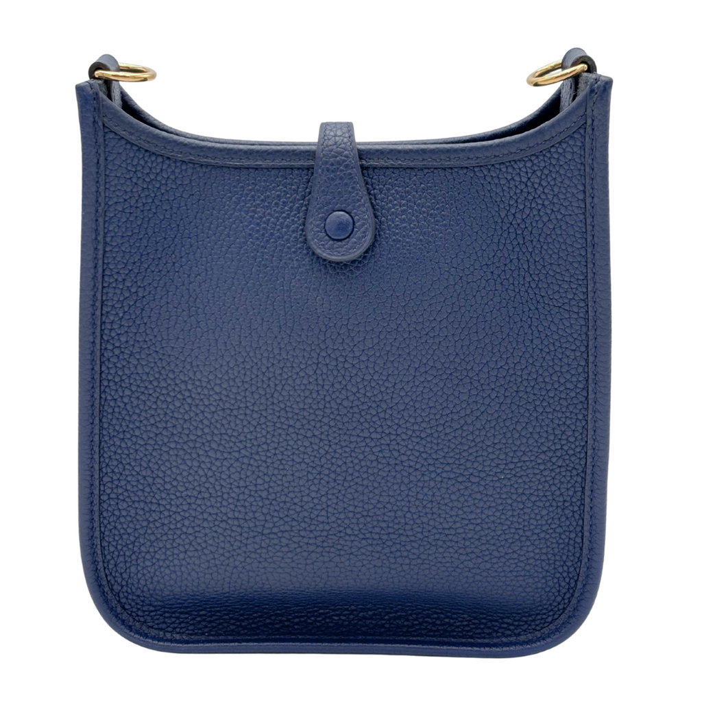 Hermès Evelyne Navy Clemence TPM Gold HW