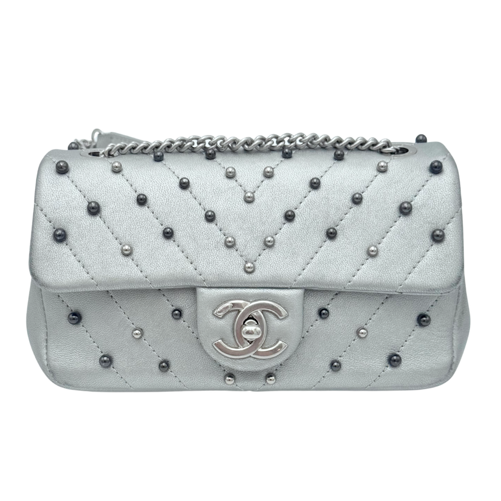 Chanel Silver CC Stud Wars Flap Bag (2017-2018)