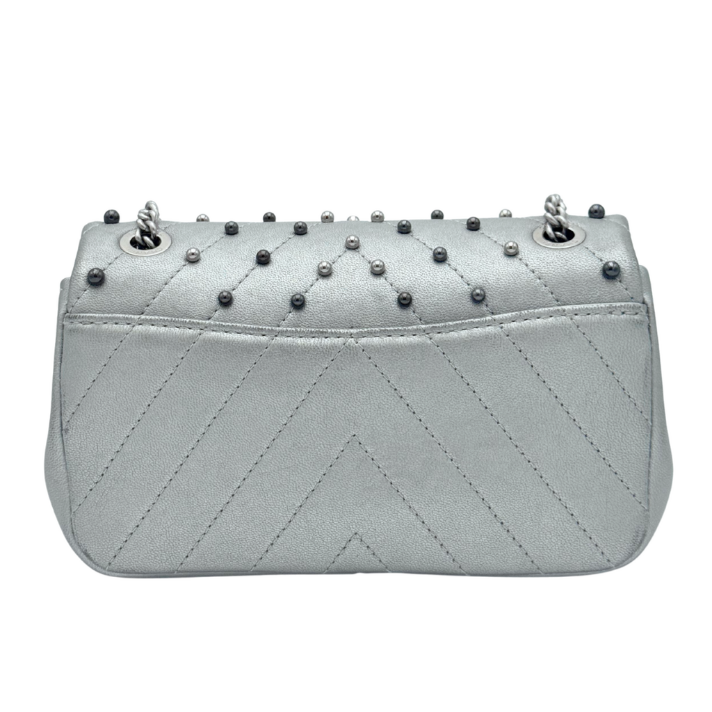 Chanel Silver CC Stud Wars Flap Bag (2017-2018)