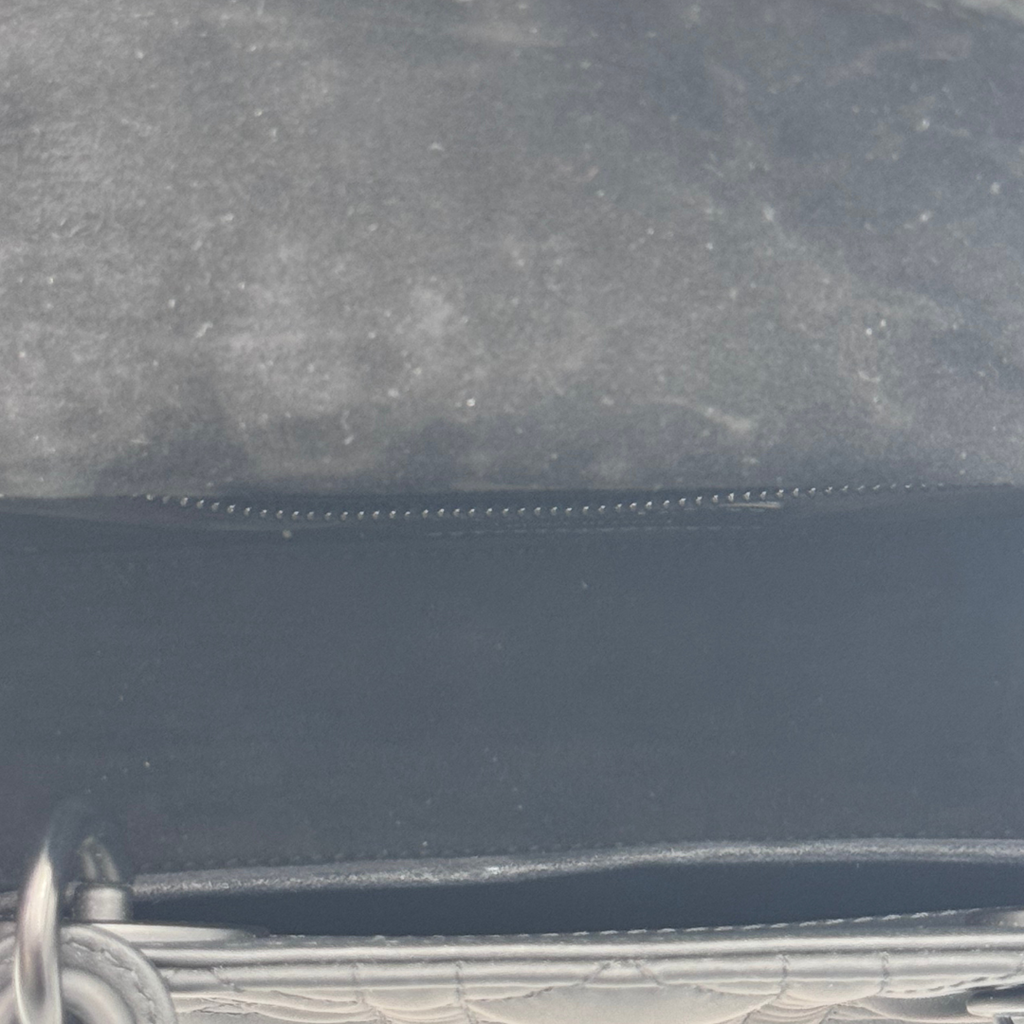 Christian Dior Small Matte Black Lady Dior