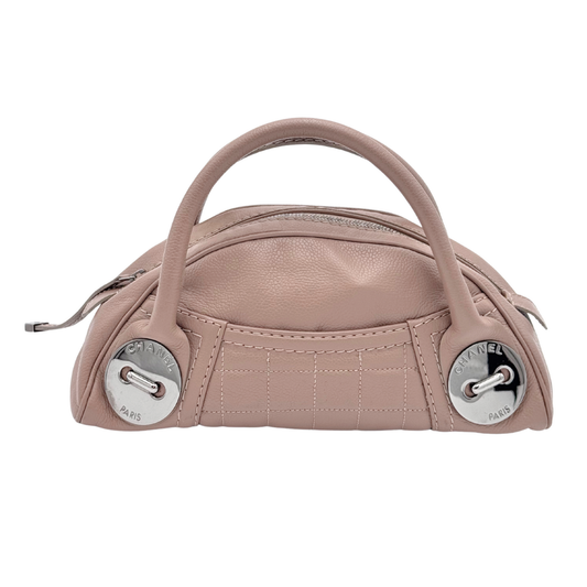 Chanel Brown Leather Dome Boston Bag (2004-2005)