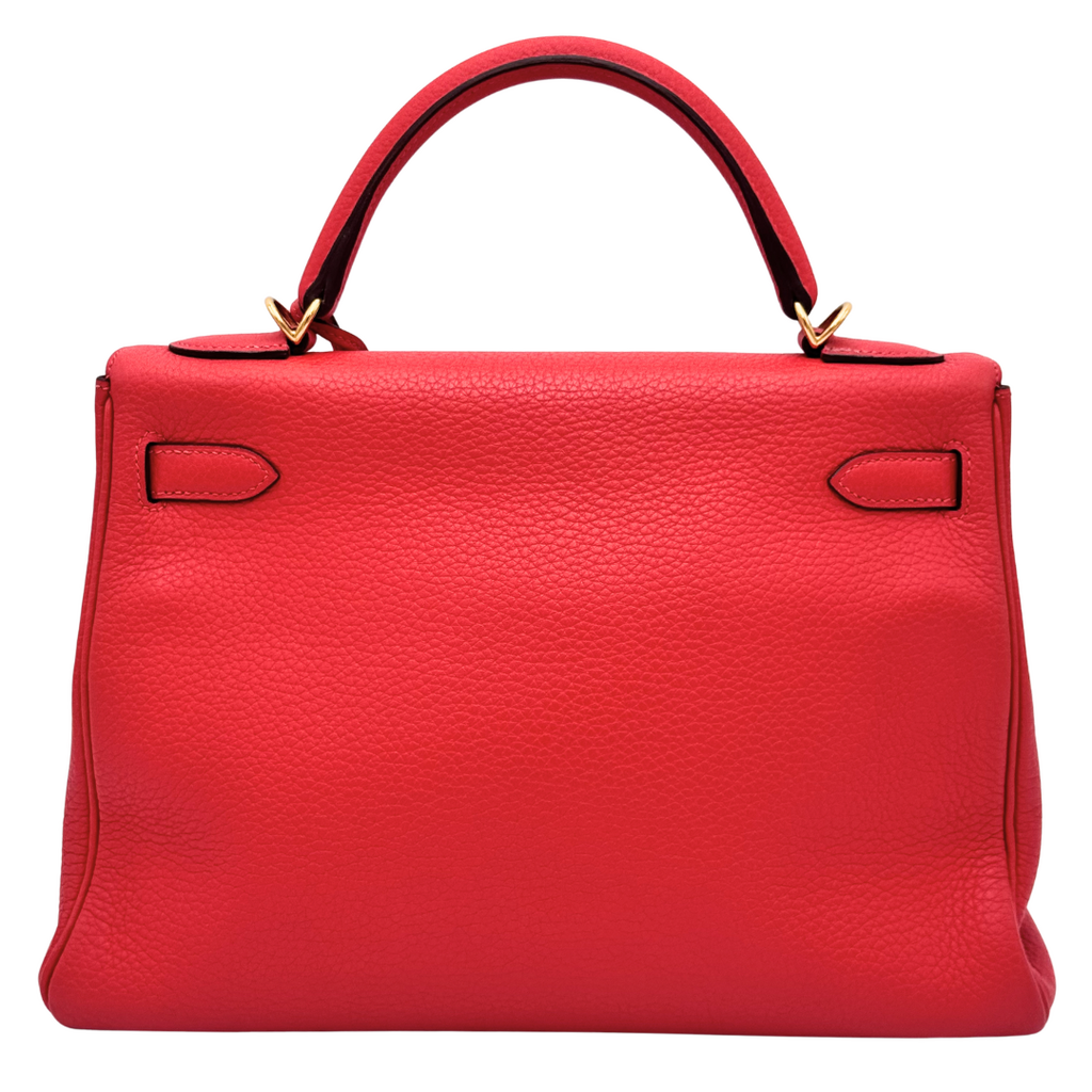 Hermès Kelly Poppy Togo 28CM Gold HW (2014)