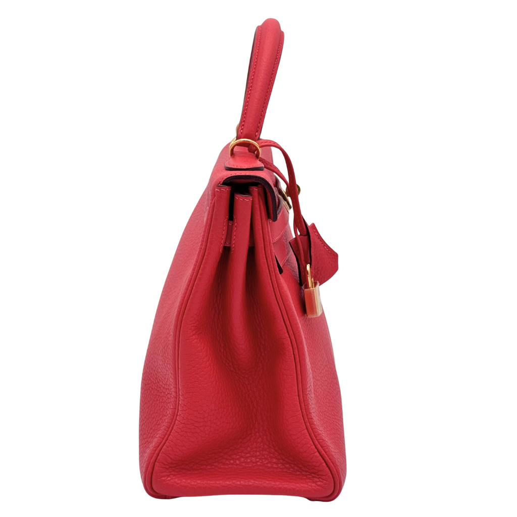 Hermès Kelly Poppy Togo 28CM Gold HW (2014)