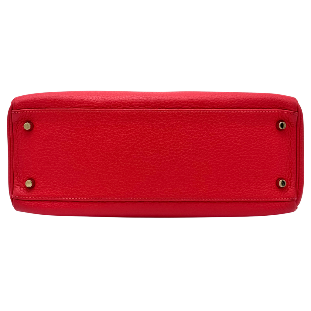 Hermès Kelly Poppy Togo 28CM Gold HW (2014)