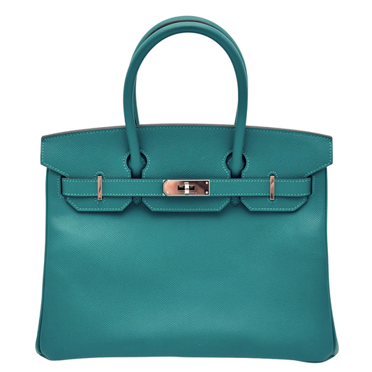 Hermès Birkin Malachite Epsom 30CM Palladium HW (2013)