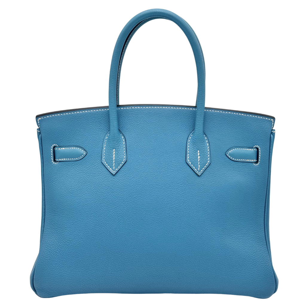 Hermès Birkin Blue Jean Chevre 30CM Palladium HW (2003)