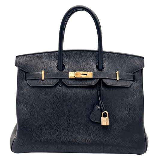 Hermès Birkin Black 35CM Gold HW (2002)