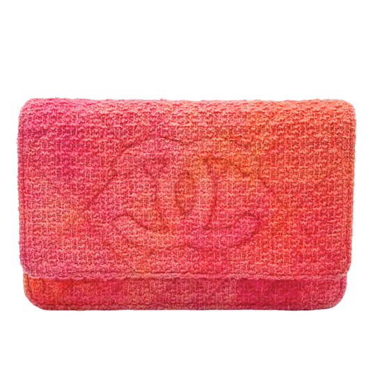 Chanel Tweed Pink Orange Ombre WOC (2021-2022)