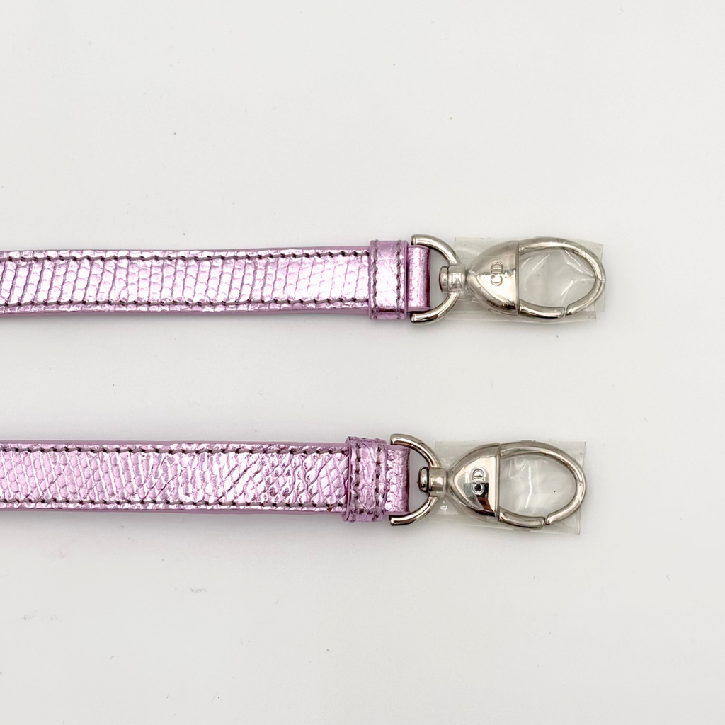 Dior Purple Metallic Lizard Mini Lady Dior (NEW)