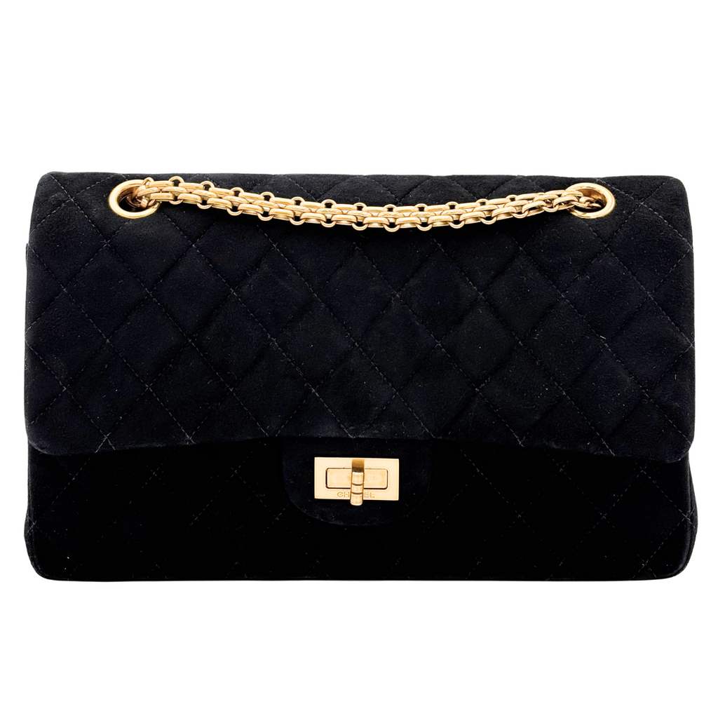 Chanel Black Suede Reissue Flap Bag