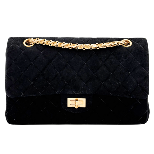 Chanel Black Suede Reissue Flap Bag