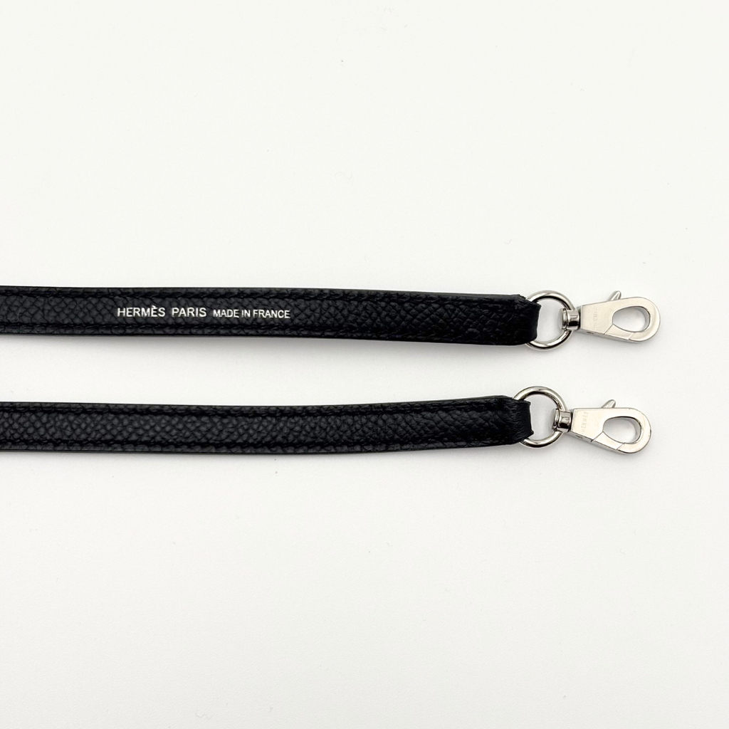 Hermès Kelly Etoupe & Black Epsom Mini Palladium HW (NEW)