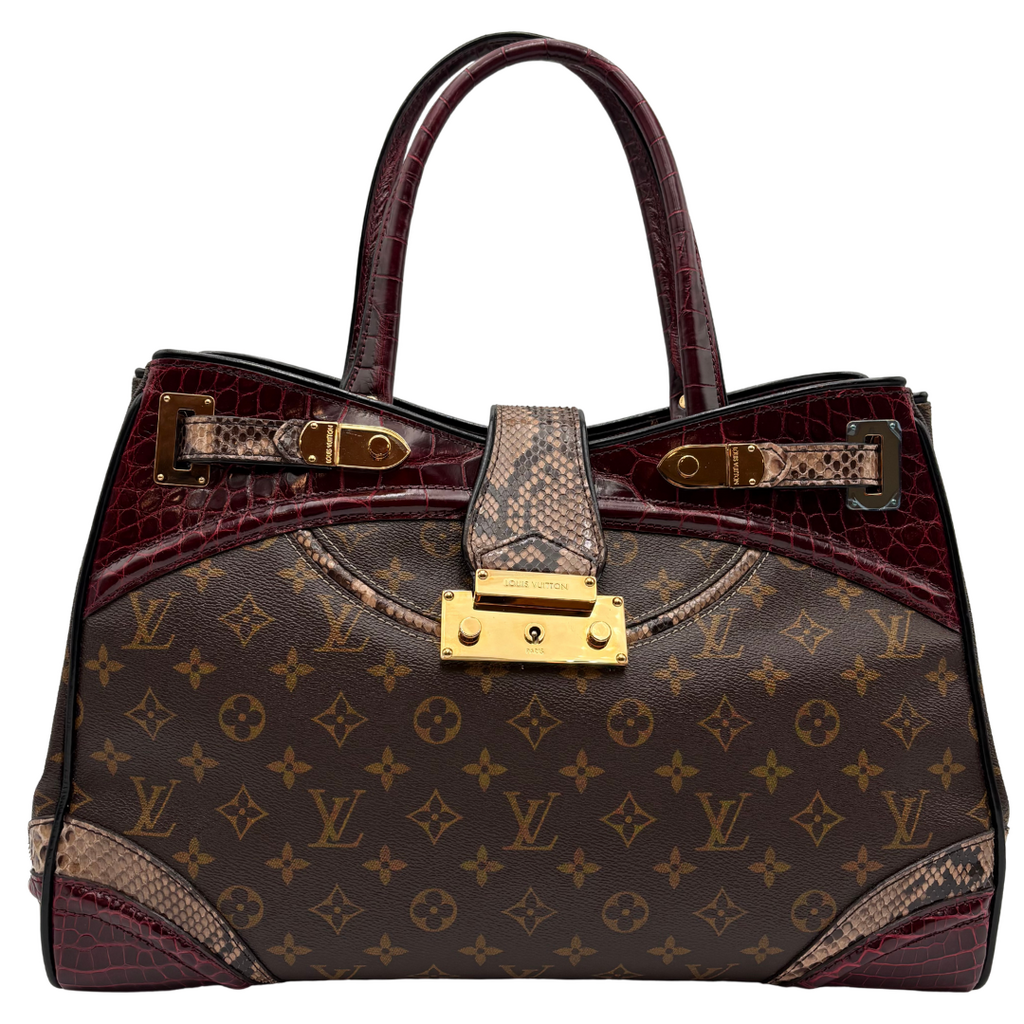 Louis Vuitton Python & Alligator Monogramissime Shopper GM