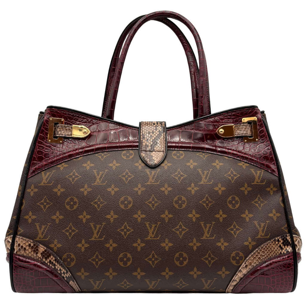 Louis Vuitton Python & Alligator Monogramissime Shopper GM