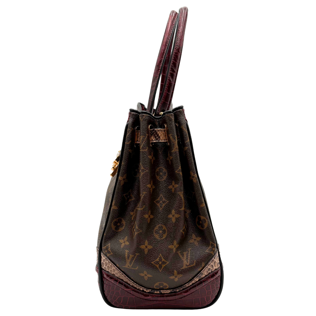 Louis Vuitton Python & Alligator Monogramissime Shopper GM
