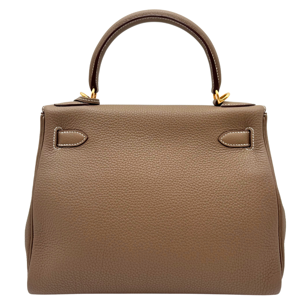 Hermès Kelly Etoupe Togo 28CM Gold HW (2023)