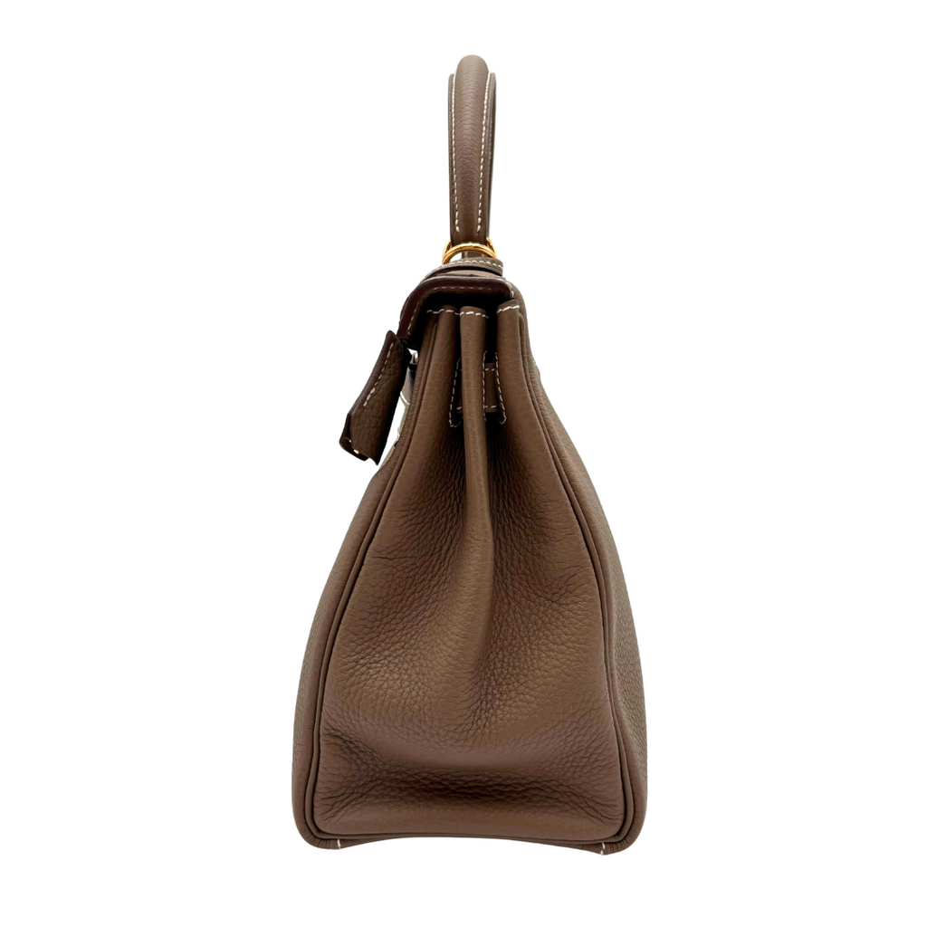 Hermès Kelly Etoupe Togo 28CM Gold HW (2023)
