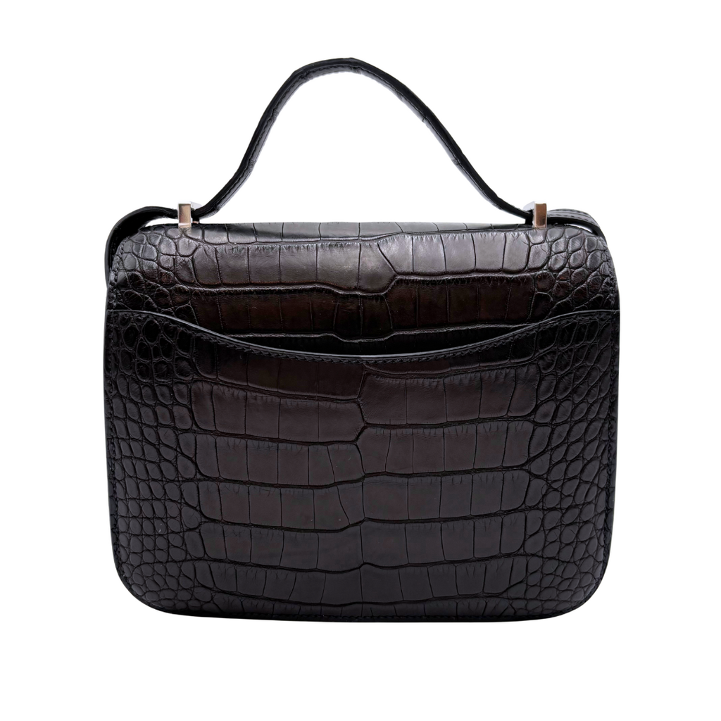 Hermès Constance Matte Black Alligator 18CM Palladium HW (2021)
