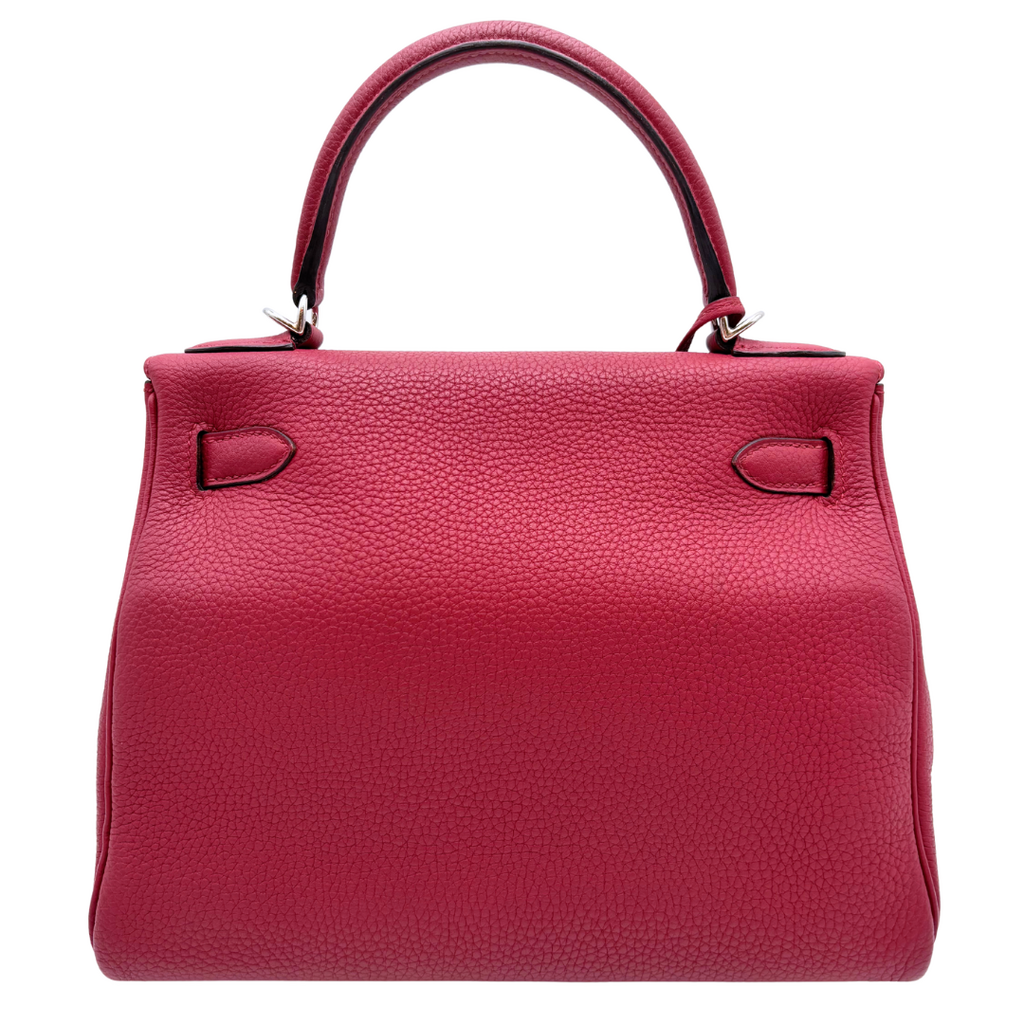 Hermès Kelly Rouge H Togo 28CM Palladium HW (2017)