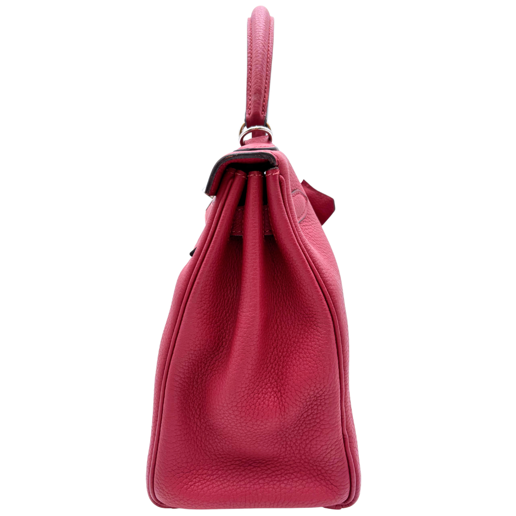 Hermès Kelly Rouge H Togo 28CM Palladium HW (2017)