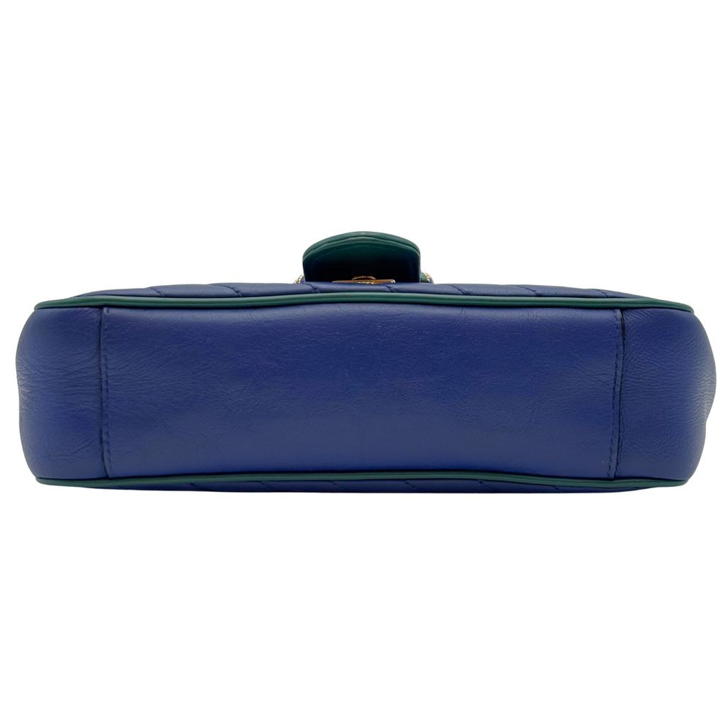Gucci Royal Blue Marmont Flap Bag