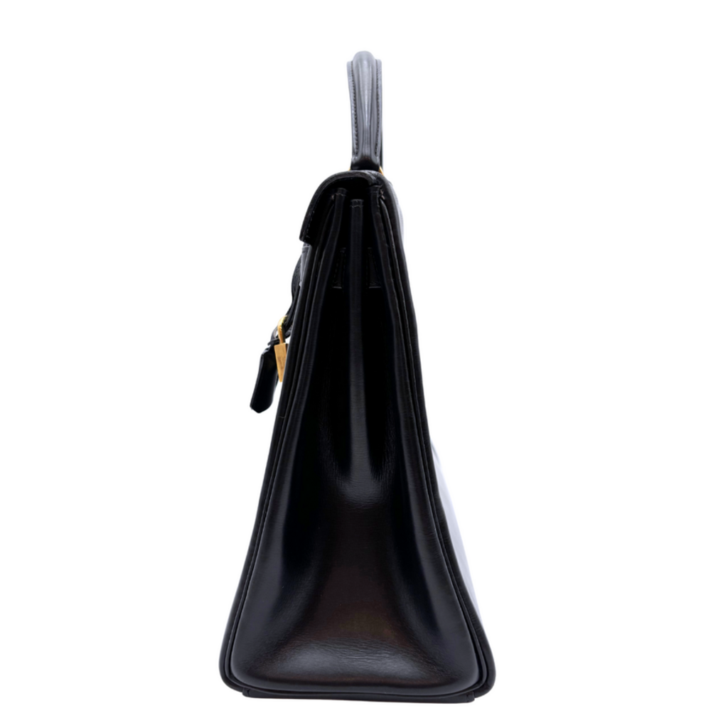 Hermès Kelly Black Box Calf 32CM Gold HW (1998)