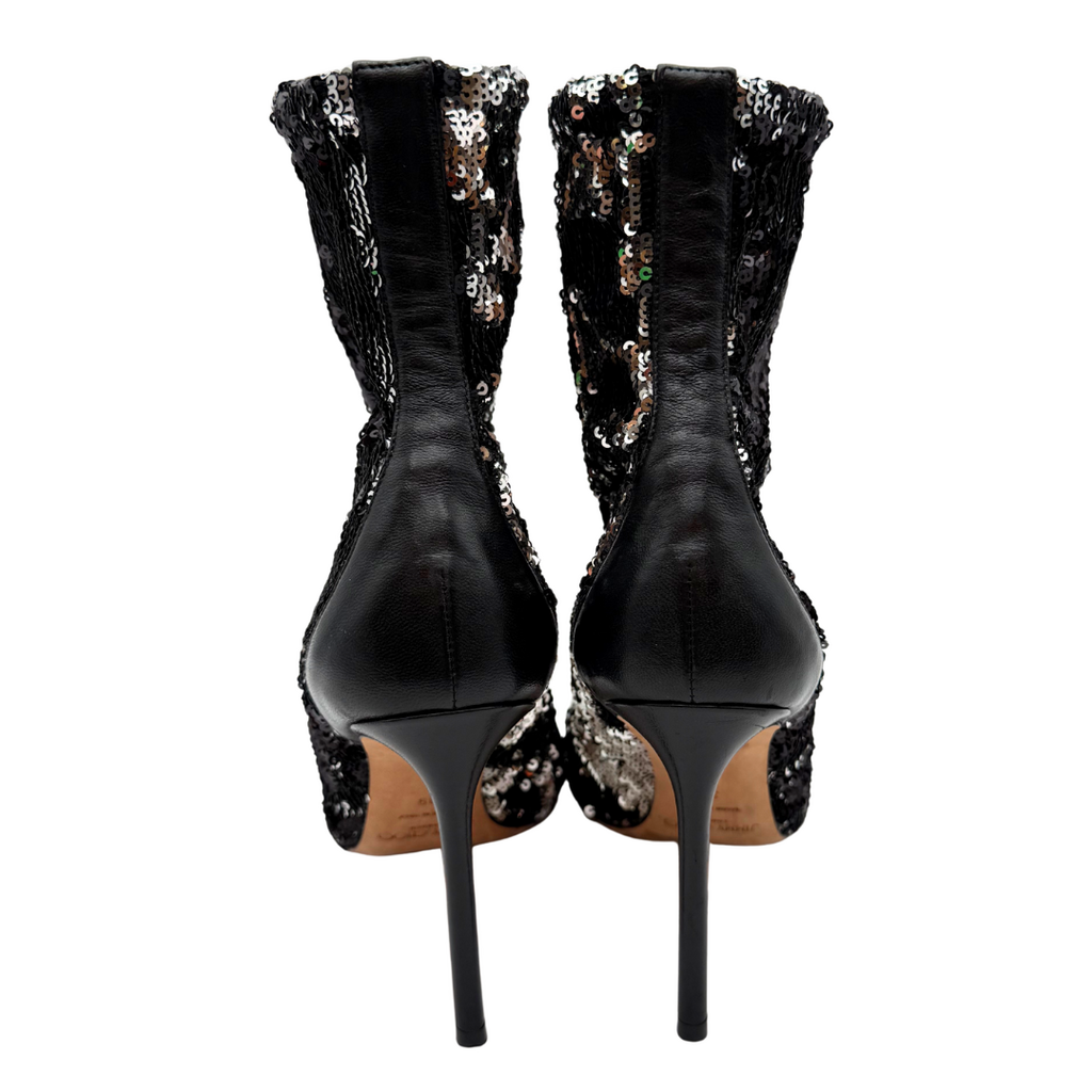 Jimmy Choo Sequin Heeled Boots, 39