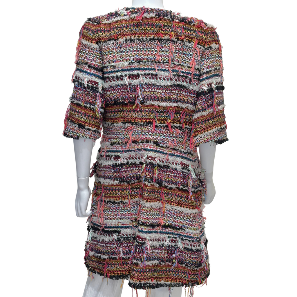 Chanel Multicolor Tweed Coat, 40 (2015)